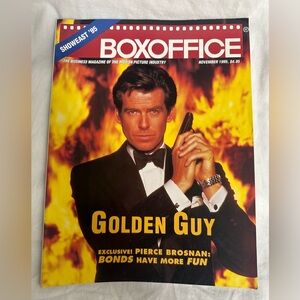 Vintage - BOX OFFICE Magazine - November 1995 - Pierce Brosnan